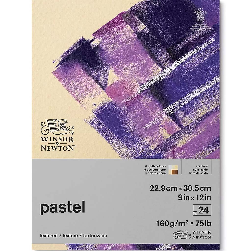 Winsor &amp; Newton Pastel Paper Pad Earth 9in x 12in 24 Sheets