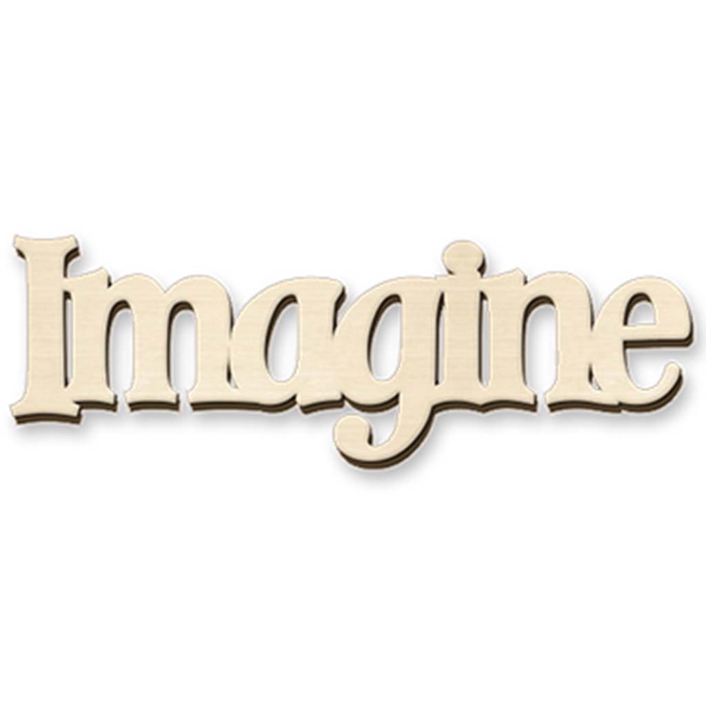 Wood Craft: DIY Laser-Cut Words Dream, 17 x 8cm