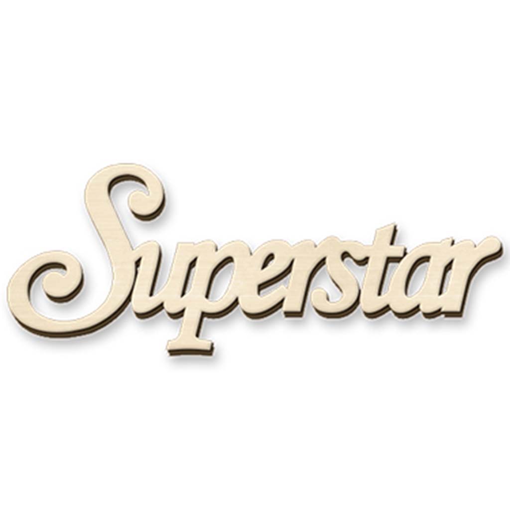 Wood Craft: DIY Laser-Cut Words Dream, 17 x 8cm