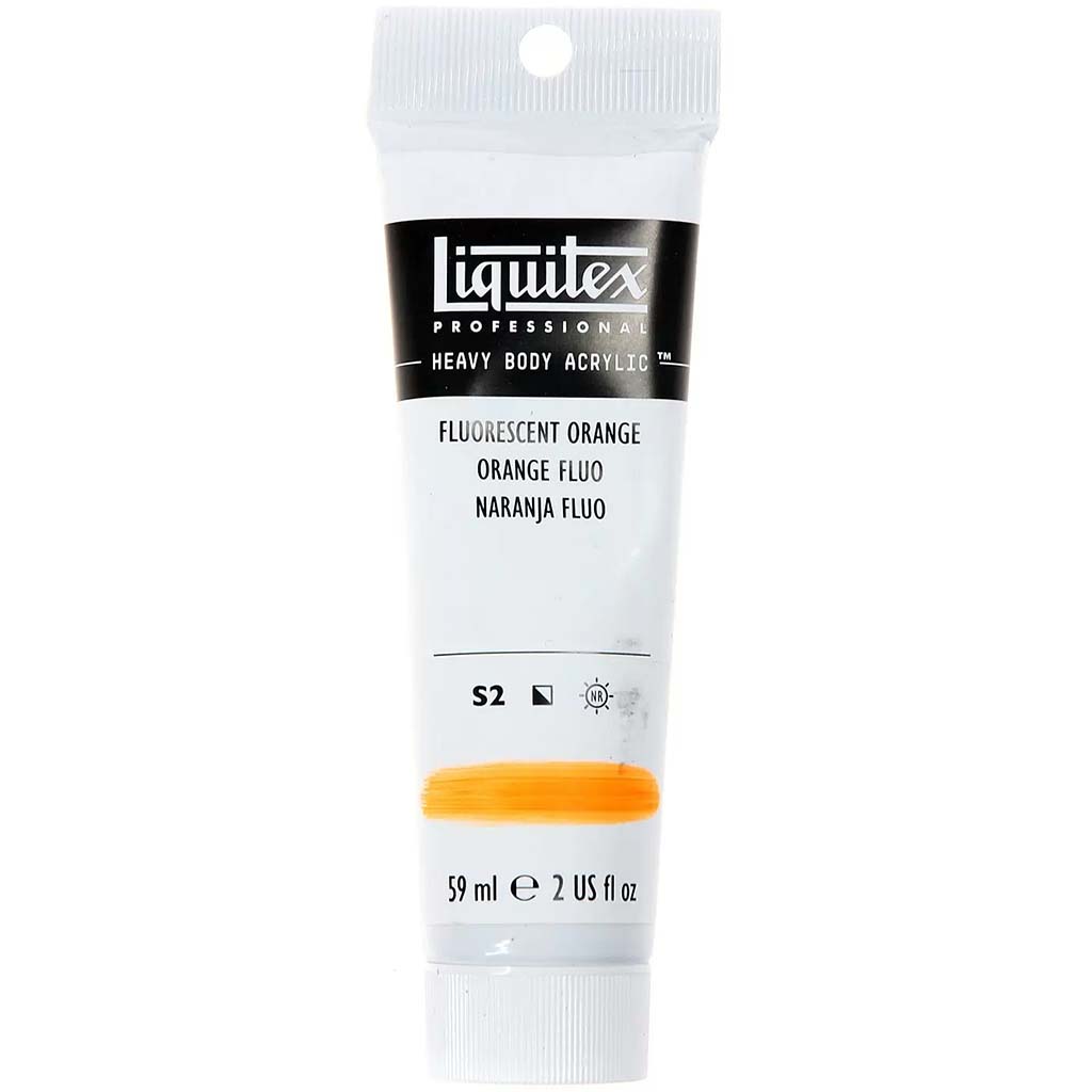 Liquitex Professional Heavy Body Acrylic Paint 59ml Fluorescent Orange