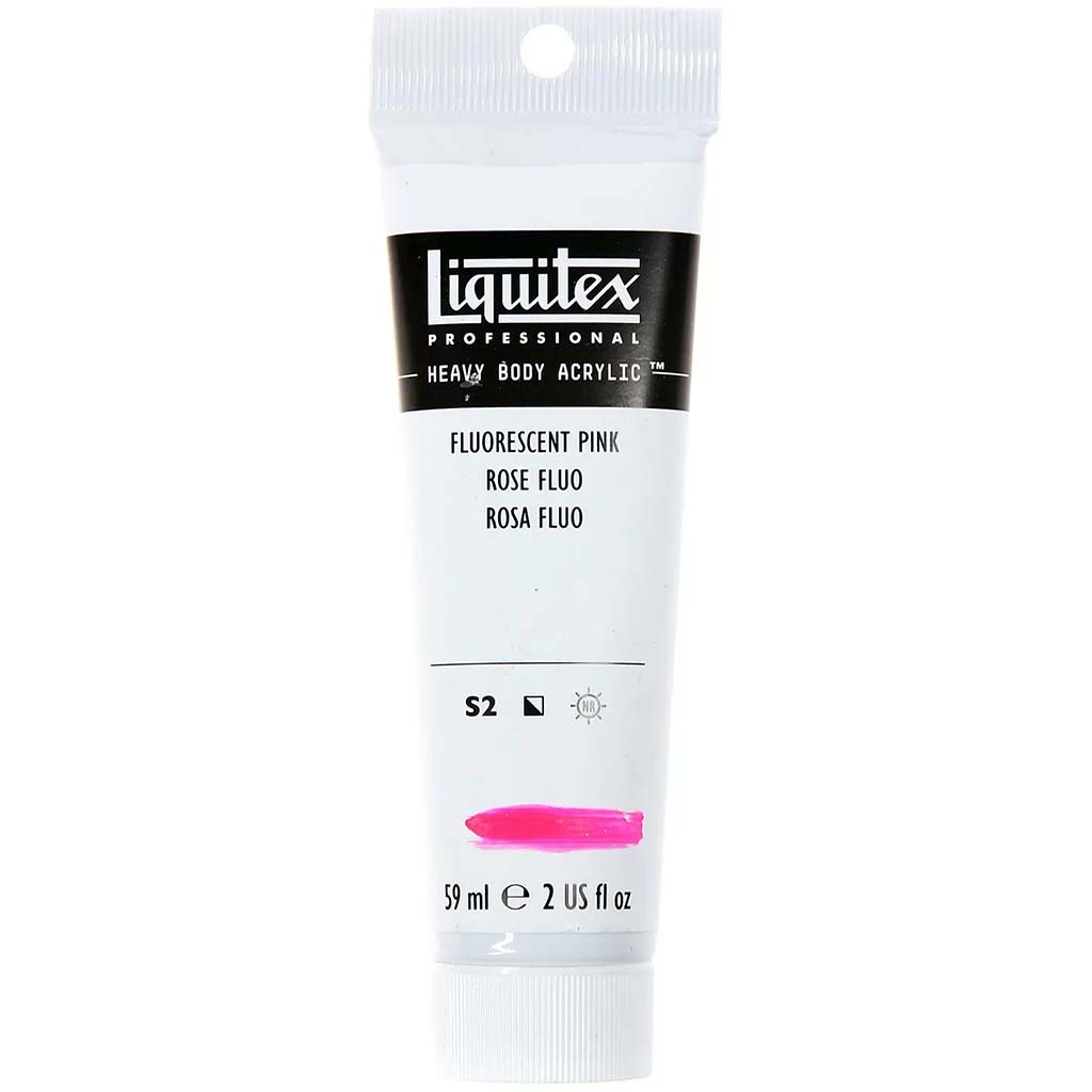 Liquitex Professional Heavy Body Acrylic Paint 59ml Fluorescent Pink