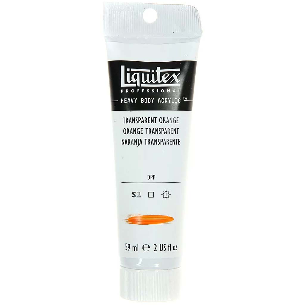 Liquitex Professional Heavy Body Acrylic Paint 59ml Transparent Orange