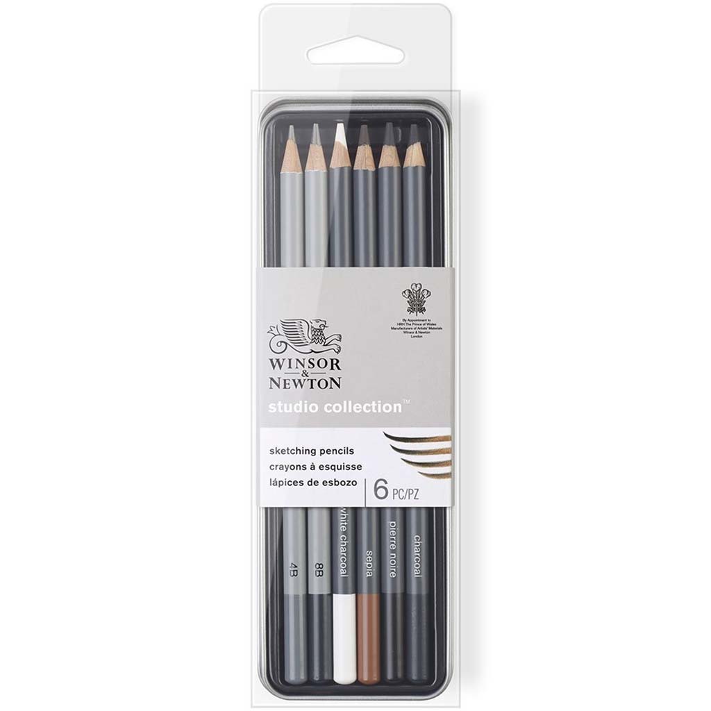 Winsor &amp; Newton Sketching Pencil Set of 6