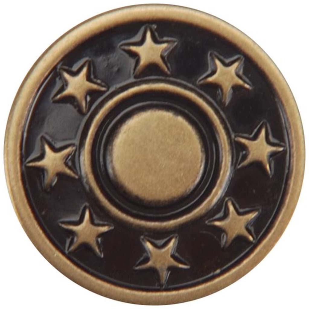 Antique Brass Jeans Buttons