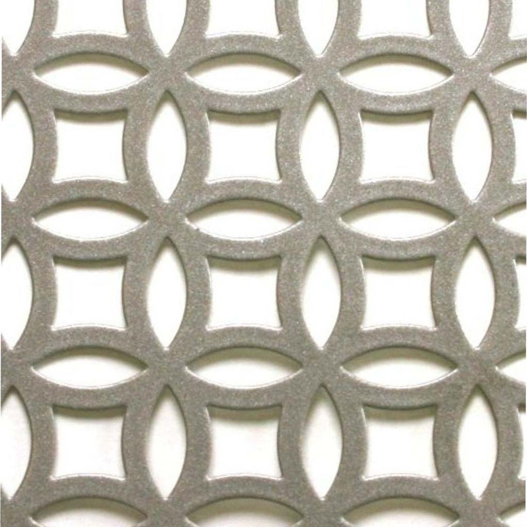 Metal Elliptical Satin Nickel 12in W x 24in L x .02in