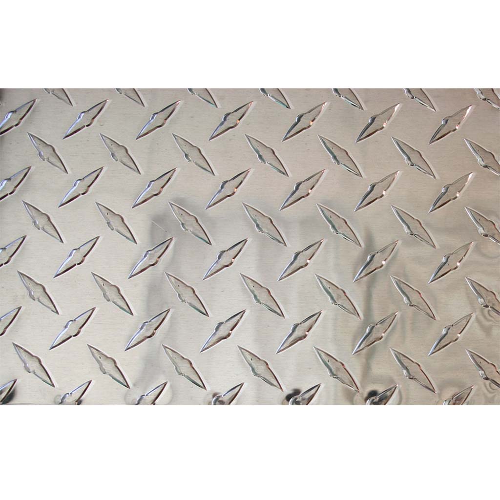 Tread Aluminum Sheet,  12in W x 24in L x .02in