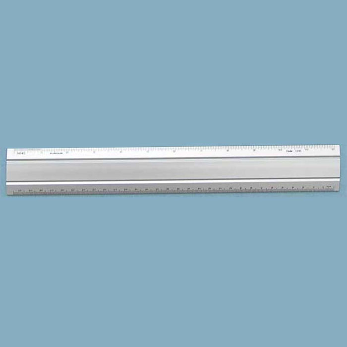 Office Ruler Silver 12in