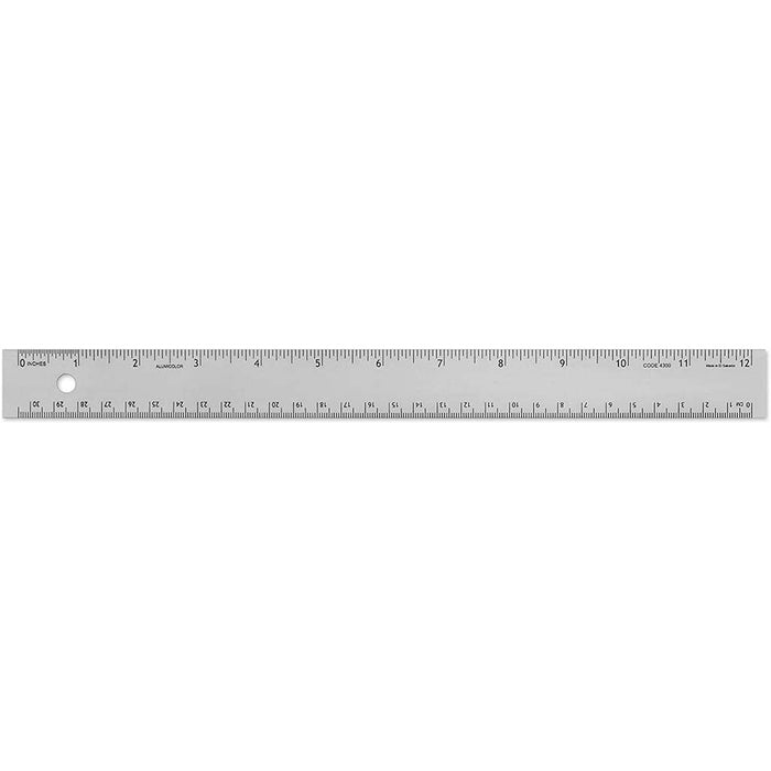 Alumicolor Aluminum Straight Edge Conversion Ruler 12in
