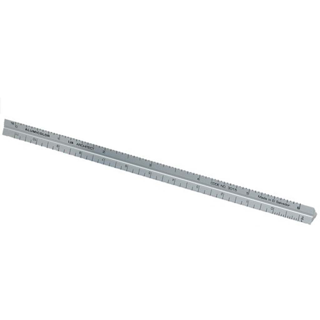 Common Man Pocket Ruler Silver 6in