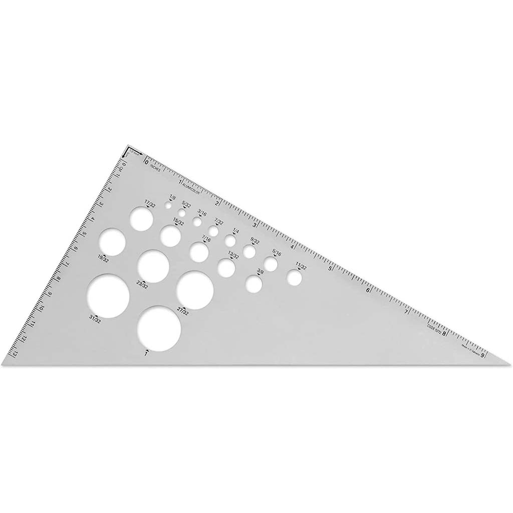 Alumicolor 30-60-90-Degree Triangle 10in