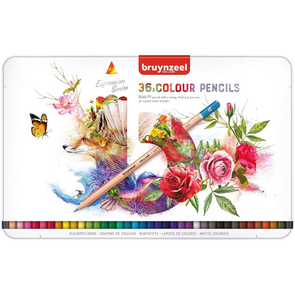 Bruynzeel Expression Color Pencils Tin 36