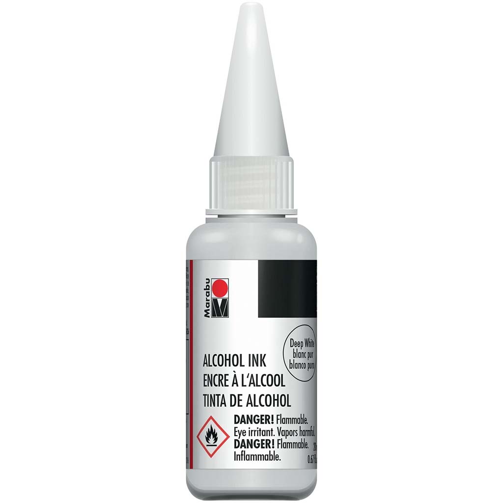 Marabu Alcohol Ink 20ml 076 Deep White