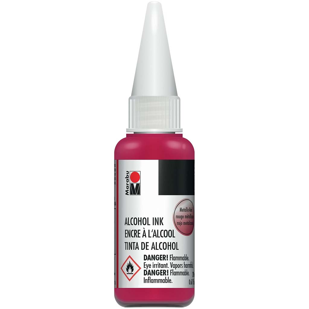 Marabu Alcohol Ink 20ml 732 Metallic Red