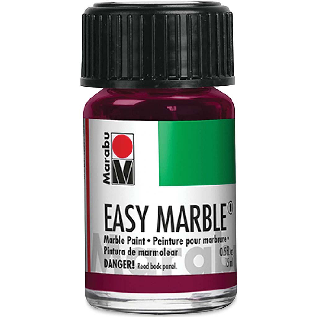 Marabu Easy Marble Paint 15ml 223 Blackberry