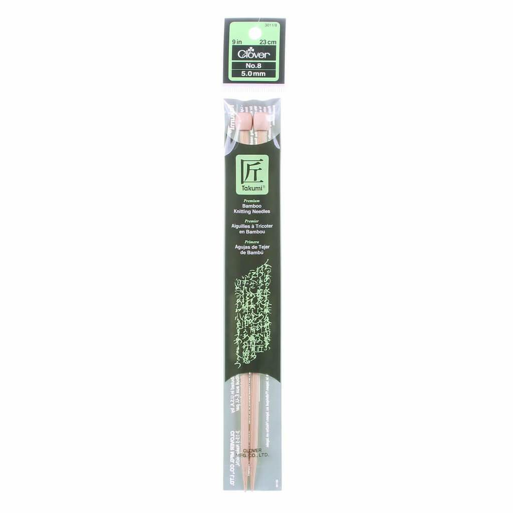 Clover Bamboo Knitting Needle 9 Inches