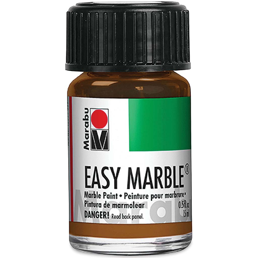 Marabu Easy Marble Paint 15ml Medium Brown