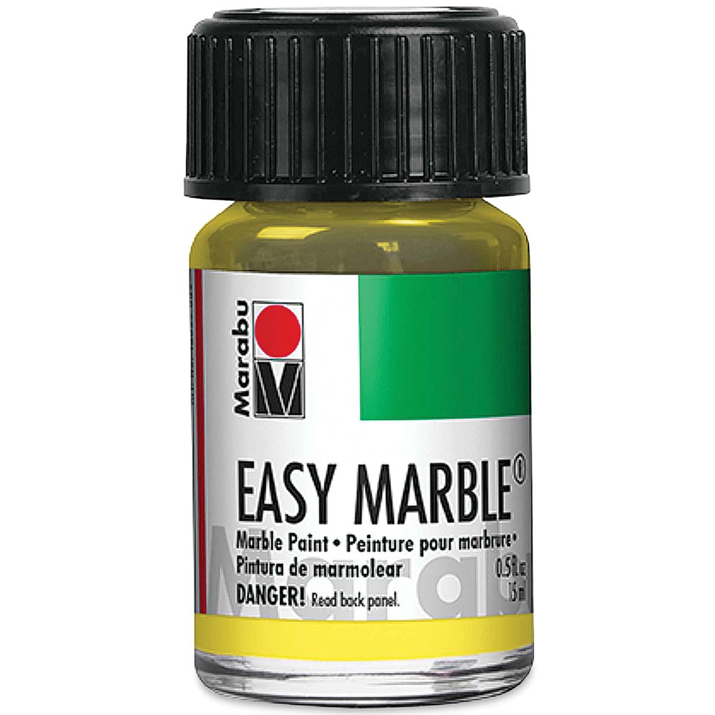 Marabu Easy Marble Paint 15ml 719 Metallic Yellow