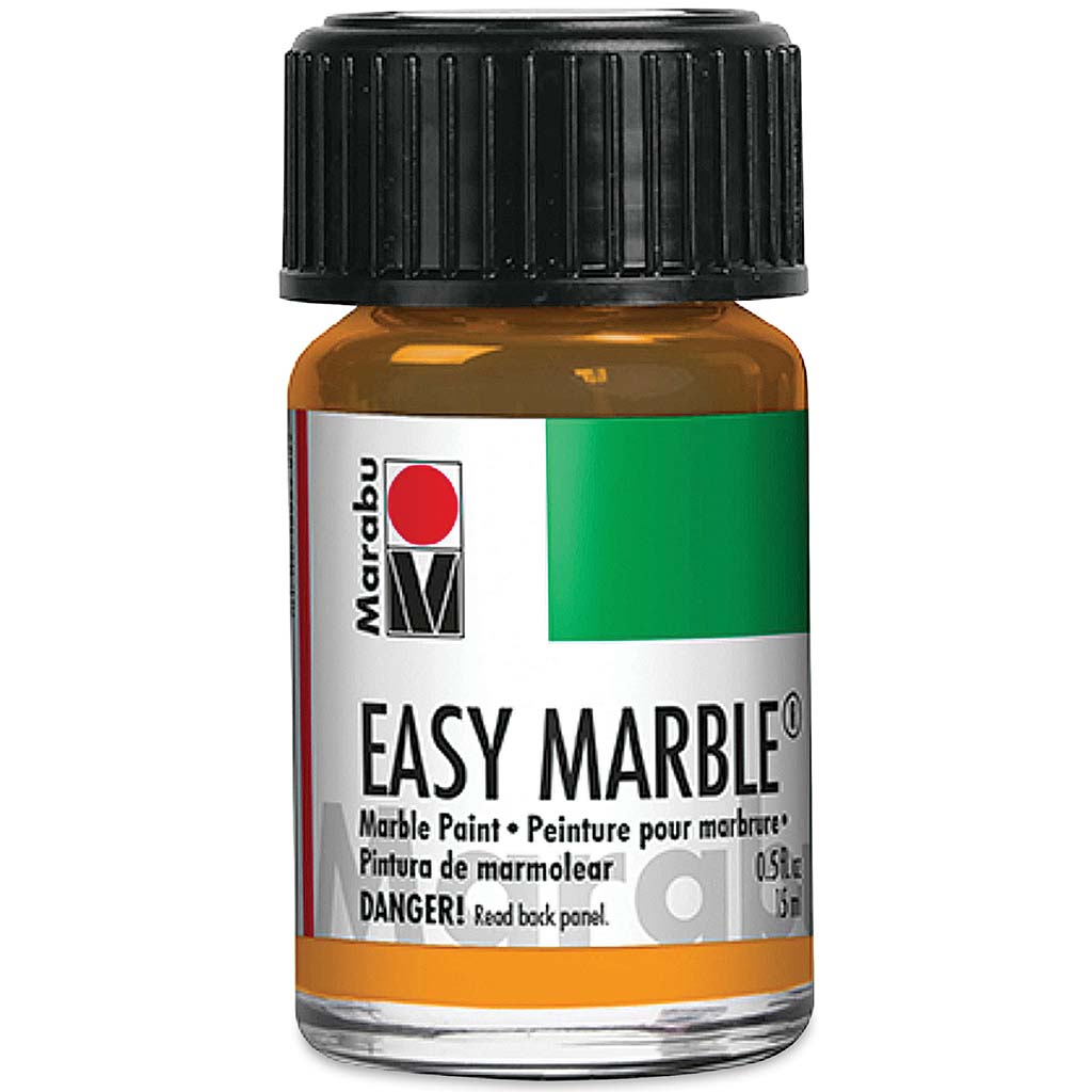 Marabu Easy Marble Paint 15ml 713 Metallic Orange