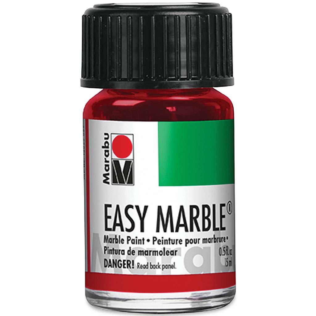 Marabu Easy Marble Paint 15ml 732 Metallic Red