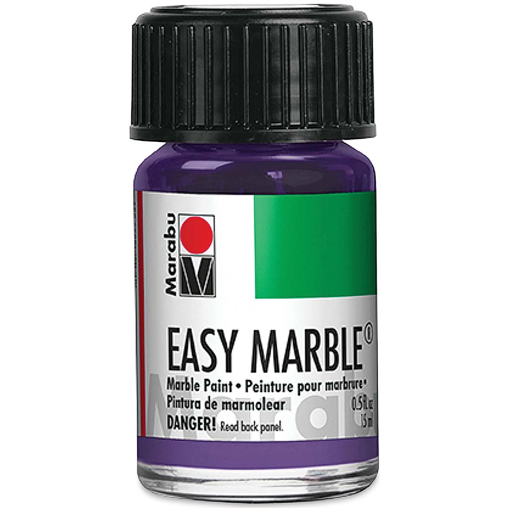 Marabu Easy Marble Paint 15ml 750 Metallic Violet