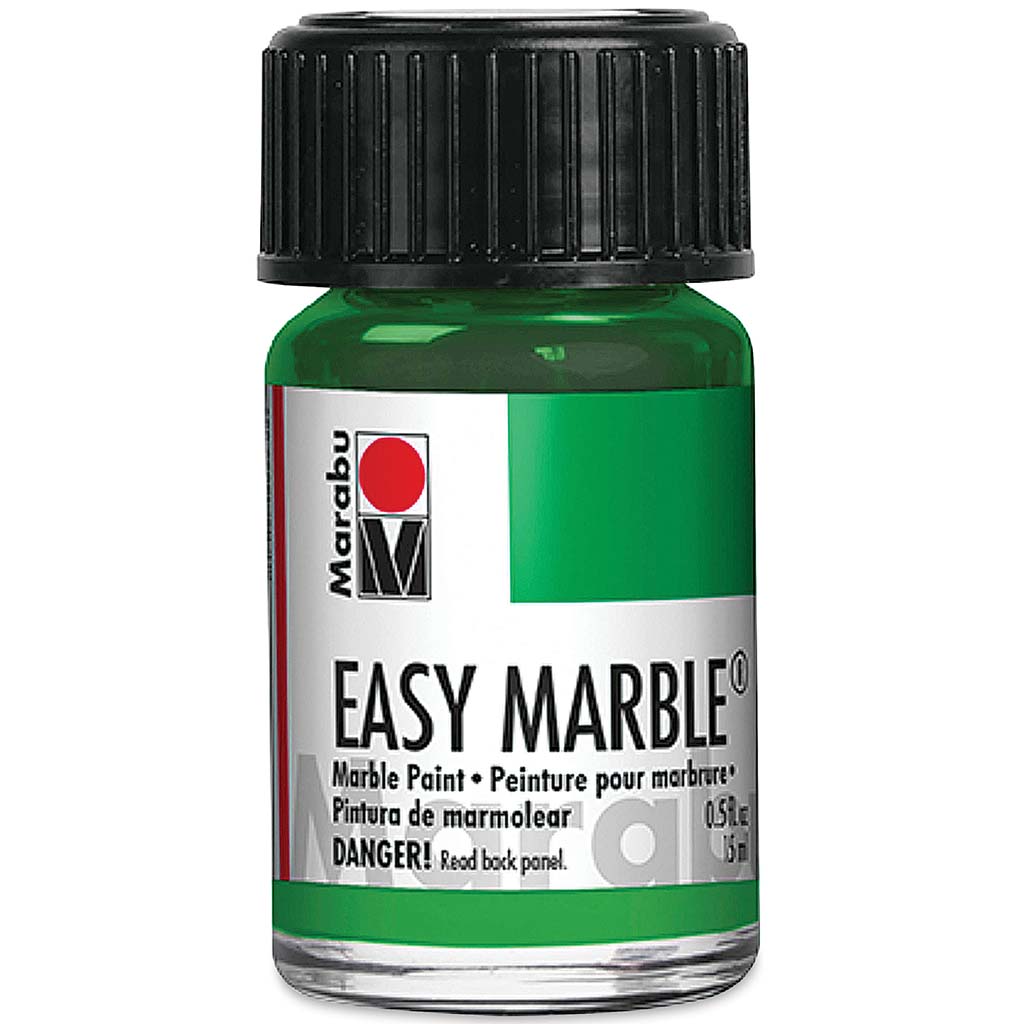 Marabu Easy Marble Paint 15ml 762 Metallic Light Green