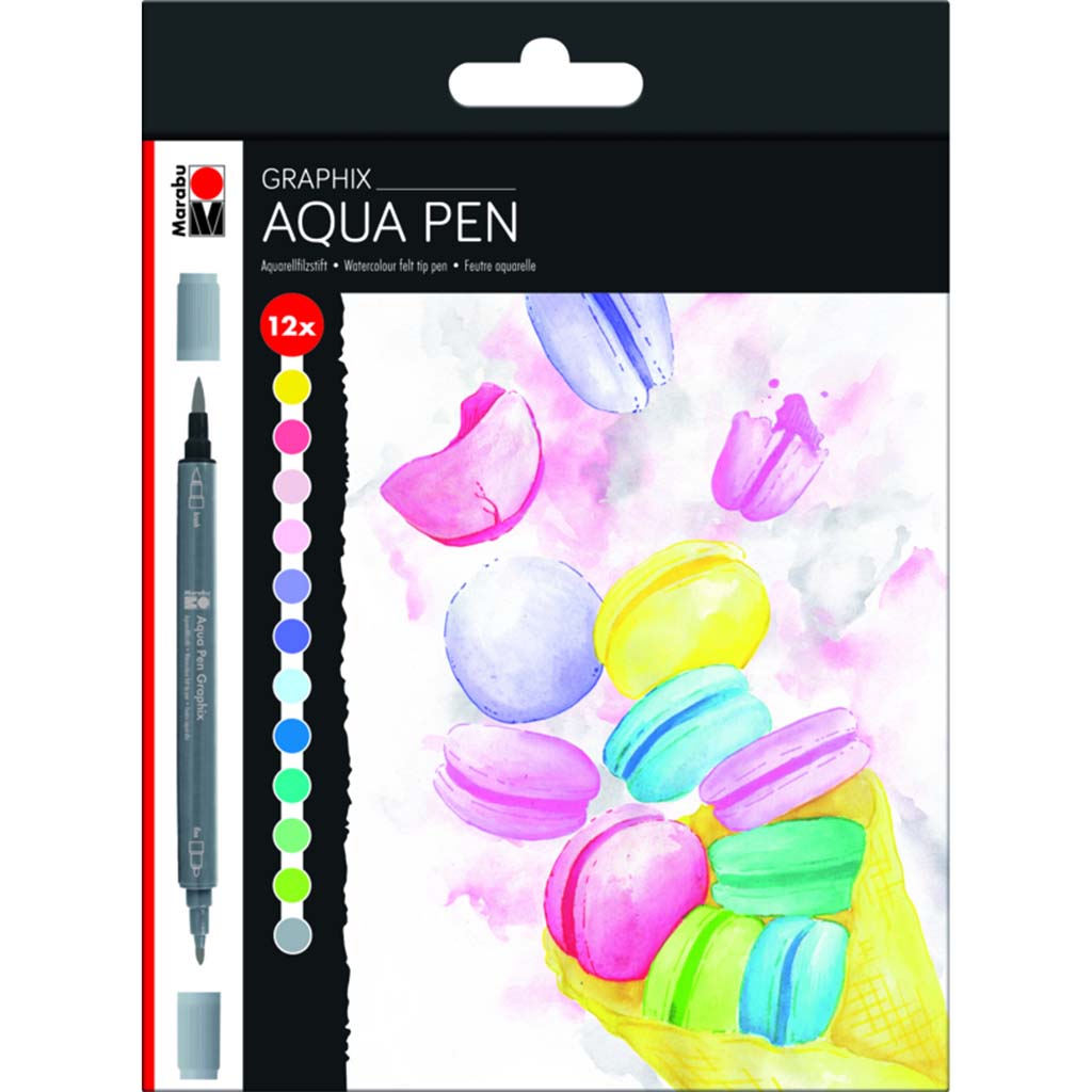 Marabu Aqua Pen Ice Baby 12pcs