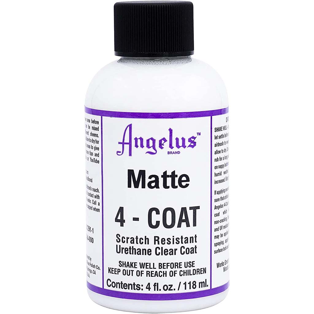 Angelus 4 Coat Urethane Clear Coat Matte 4oz