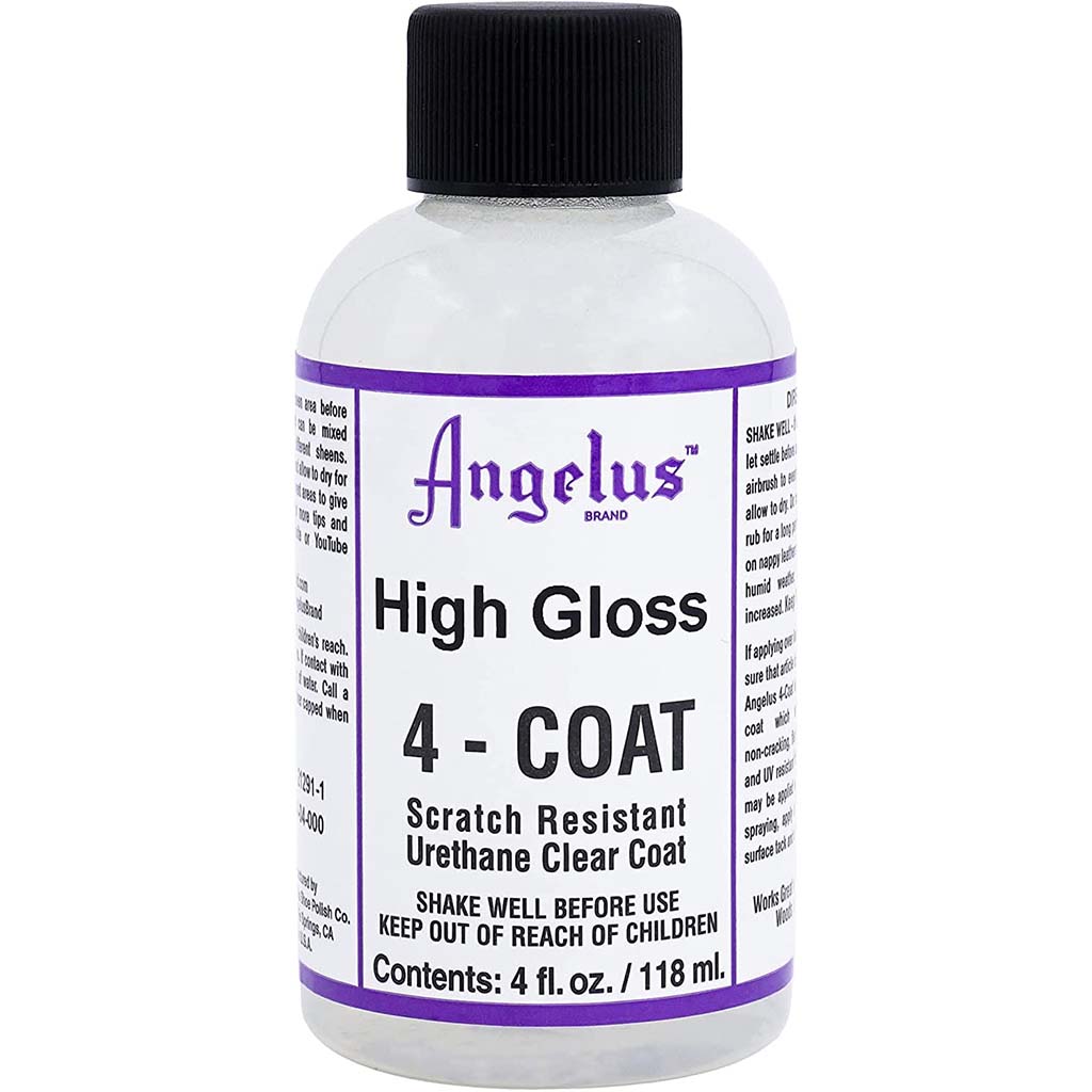 Angelus 4 Coat Urethane Clear Coat High Gloss 4oz
