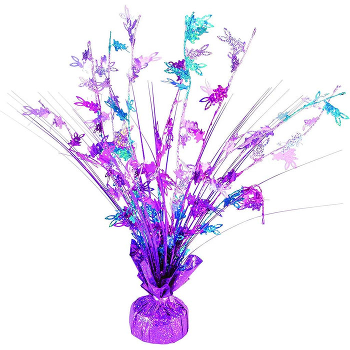 Balloon weight Centerpiece Easter Multi Holographic, 15in