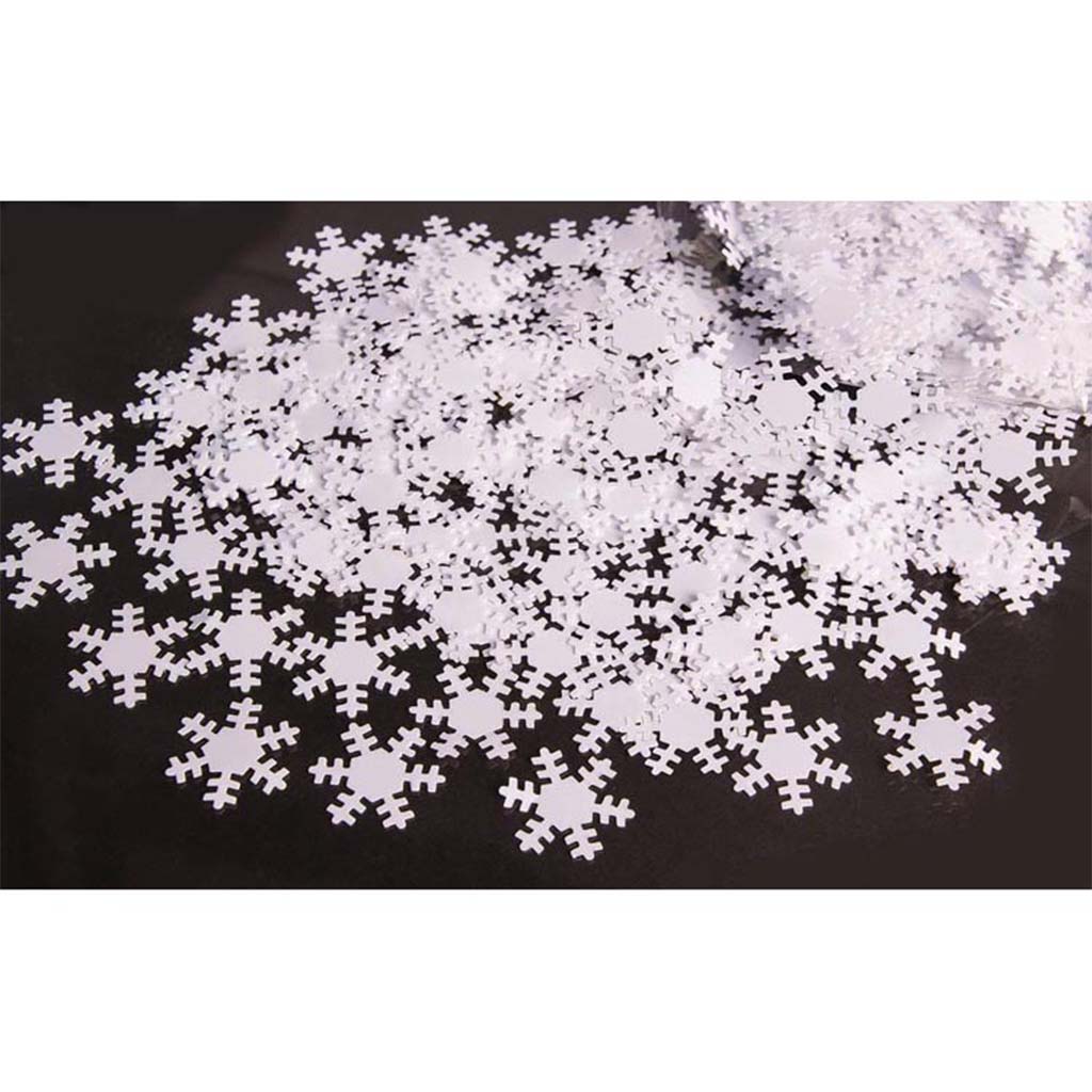 Snowflake Confetti White, 1/2oz
