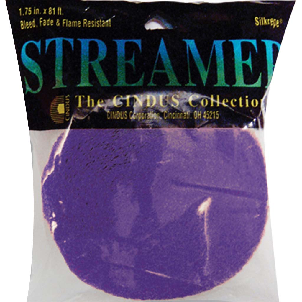 Streamer Purple, 1.75in X 81ft