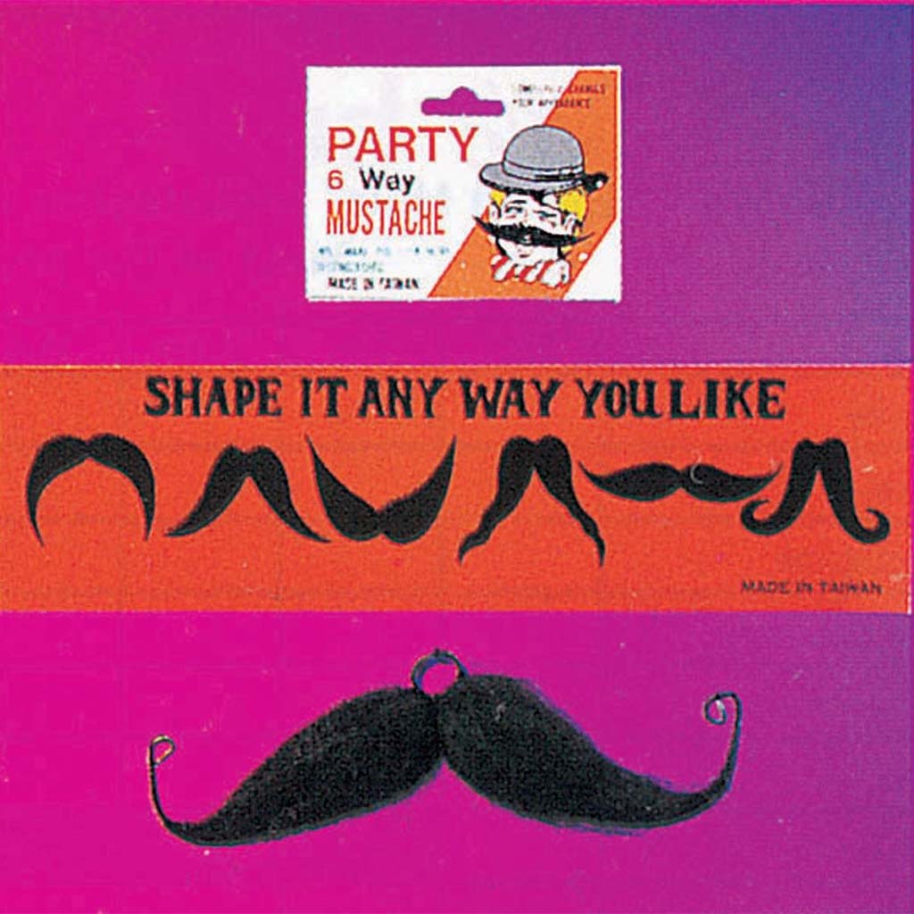 Six Way Moustache, Black