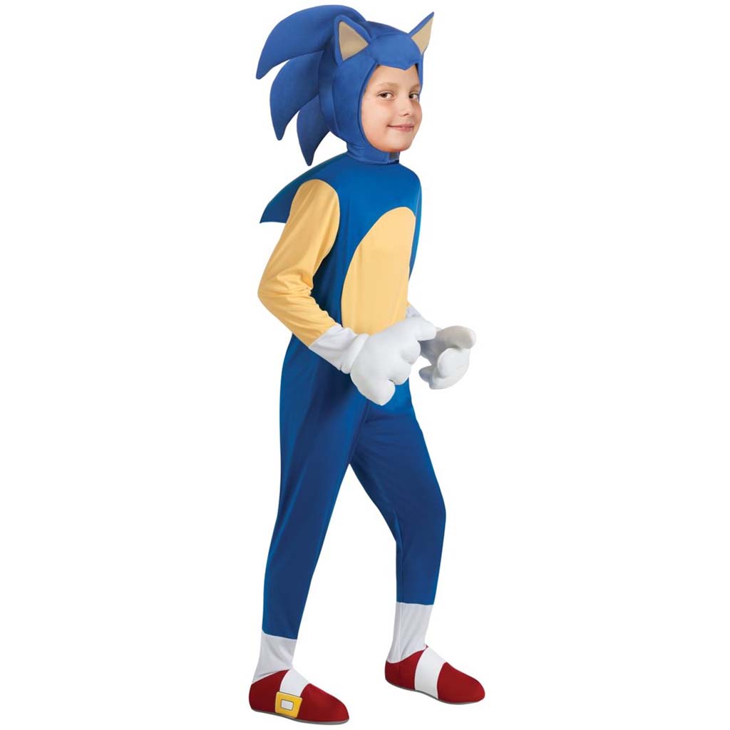 Deluxe Sonic Costume Small 4 to 6