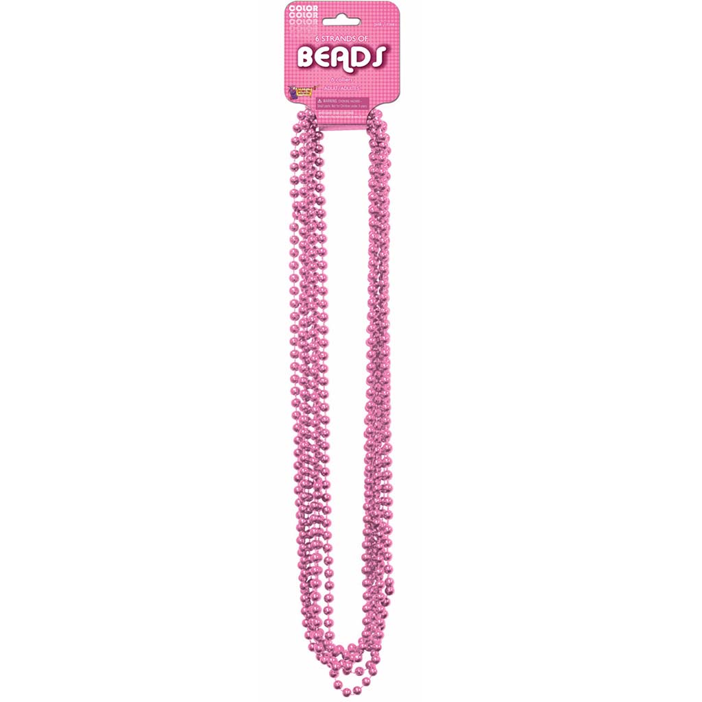 Bead-Festive Nonmetal Pink, 6Hc
