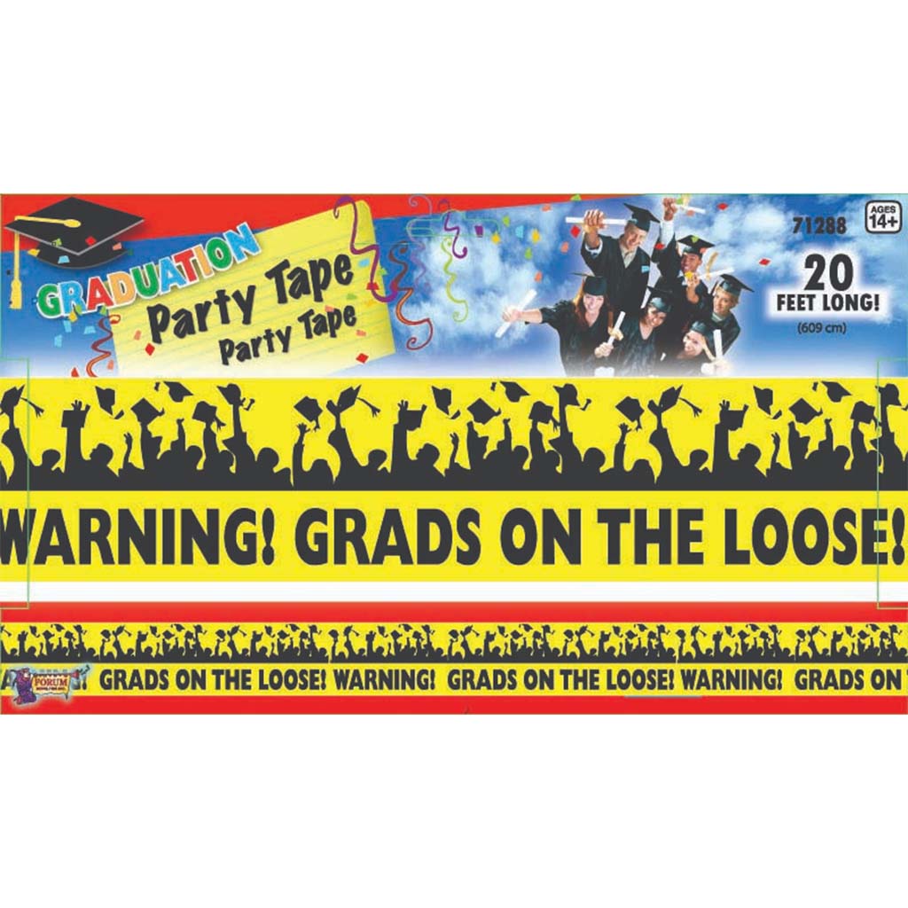 Graduation Warning Tape, 20ft