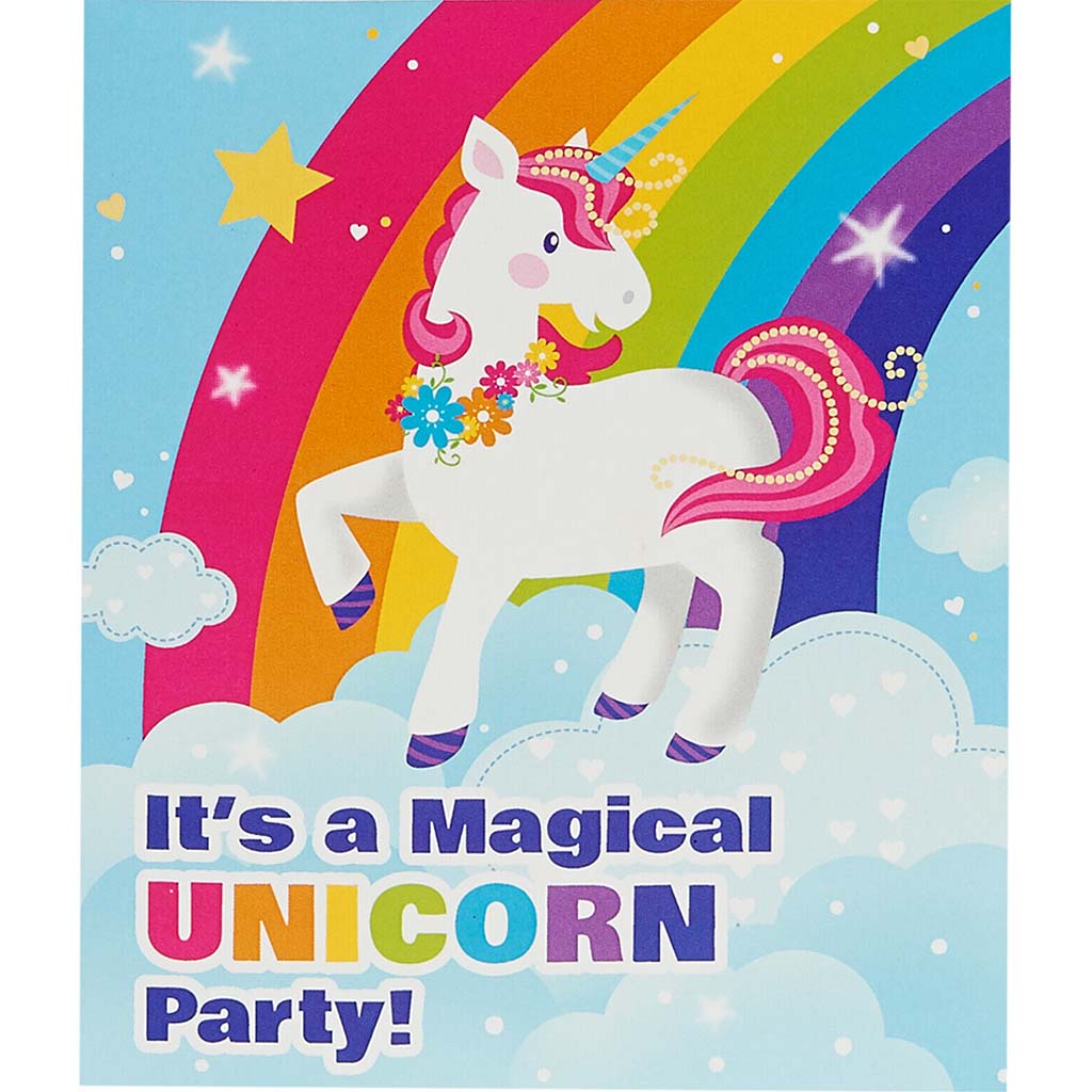 Fairytale Unicorn Invitations