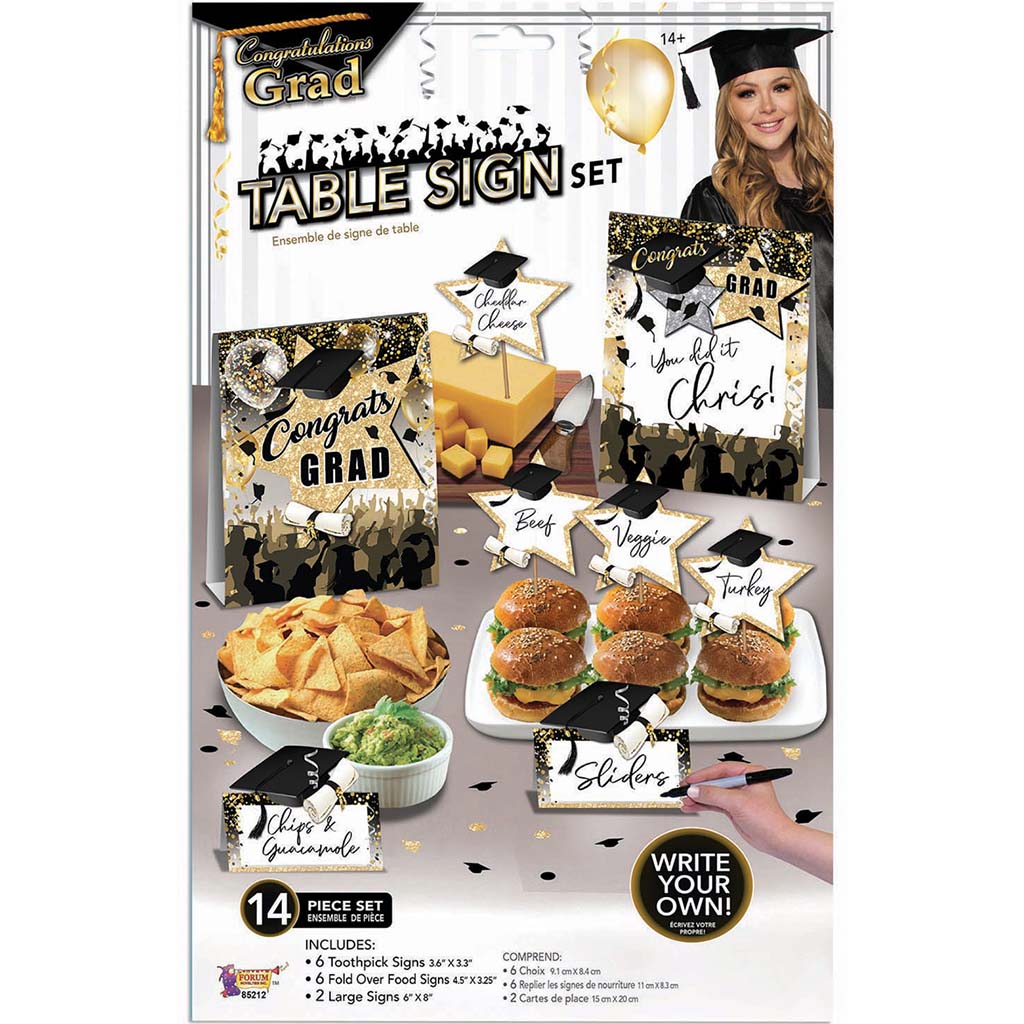 Graduation Buffet Decor Kit