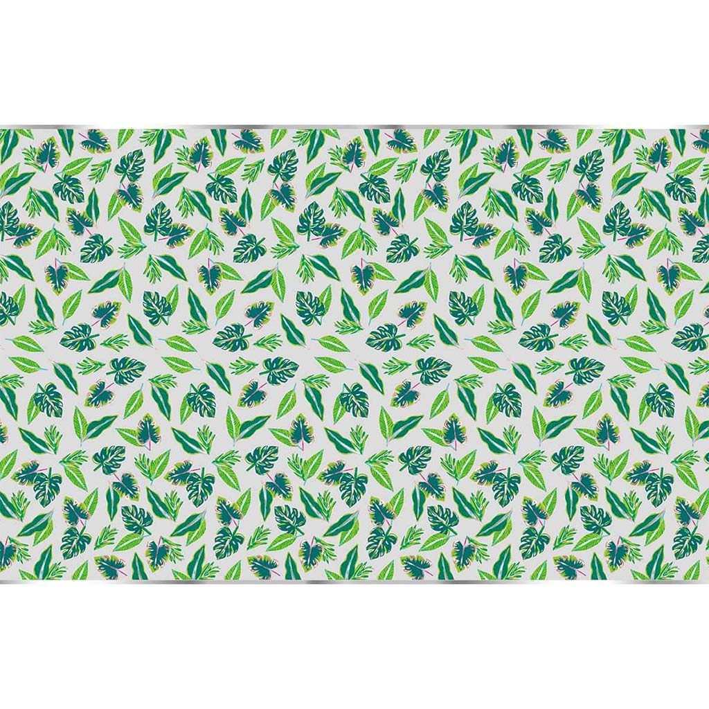 Tropical Leaves Tablecover, 54in x 84in