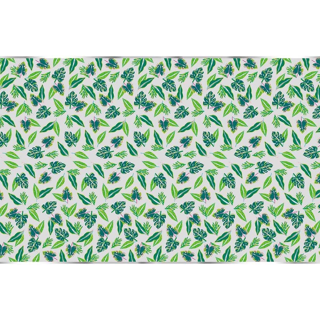 Tropical Leaves Tablecover, 54in x 84in