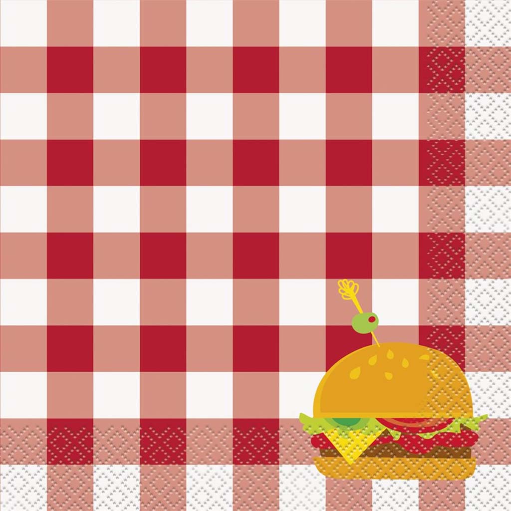 Classic Bbq Lunch Napkins, 16ct