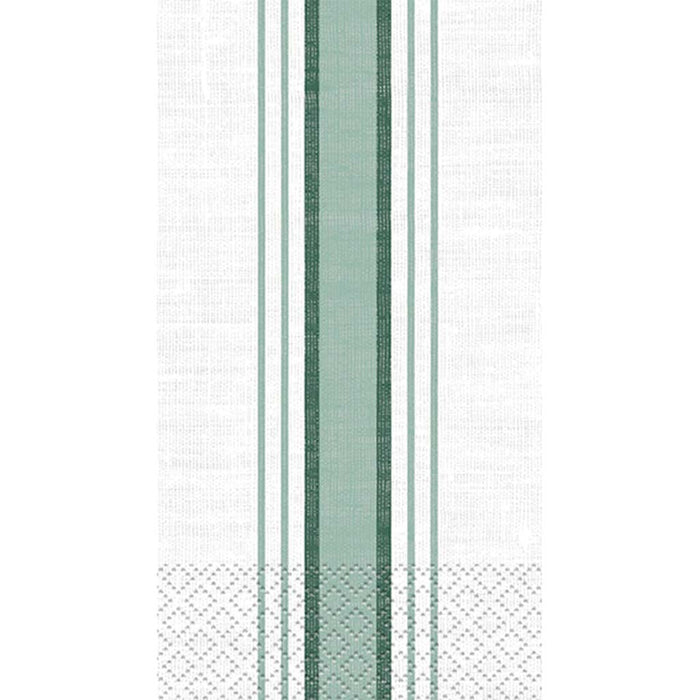 Botanical Stripe Guest Napkins, 16ct
