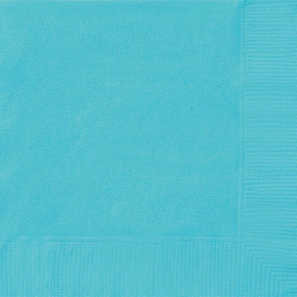 Terrific Teal Beverage Napkins, 20ct