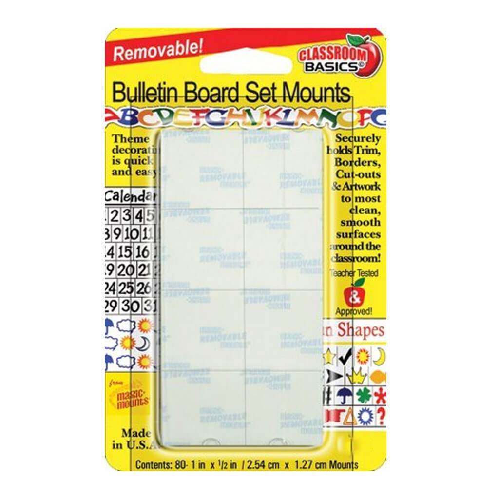 BULLETIN BOARD SET MOUNTS 