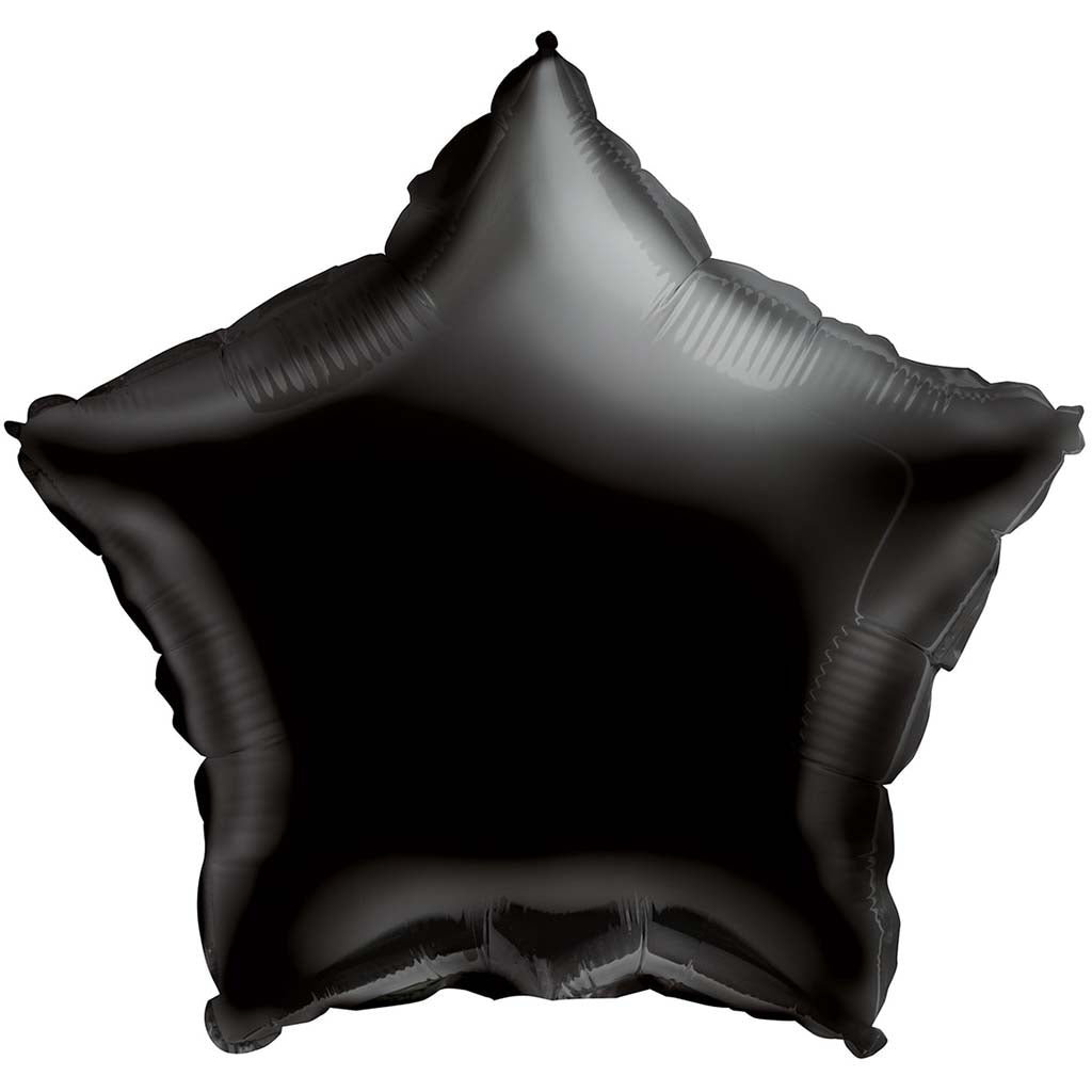 Black Star Foil Balloon, 18in