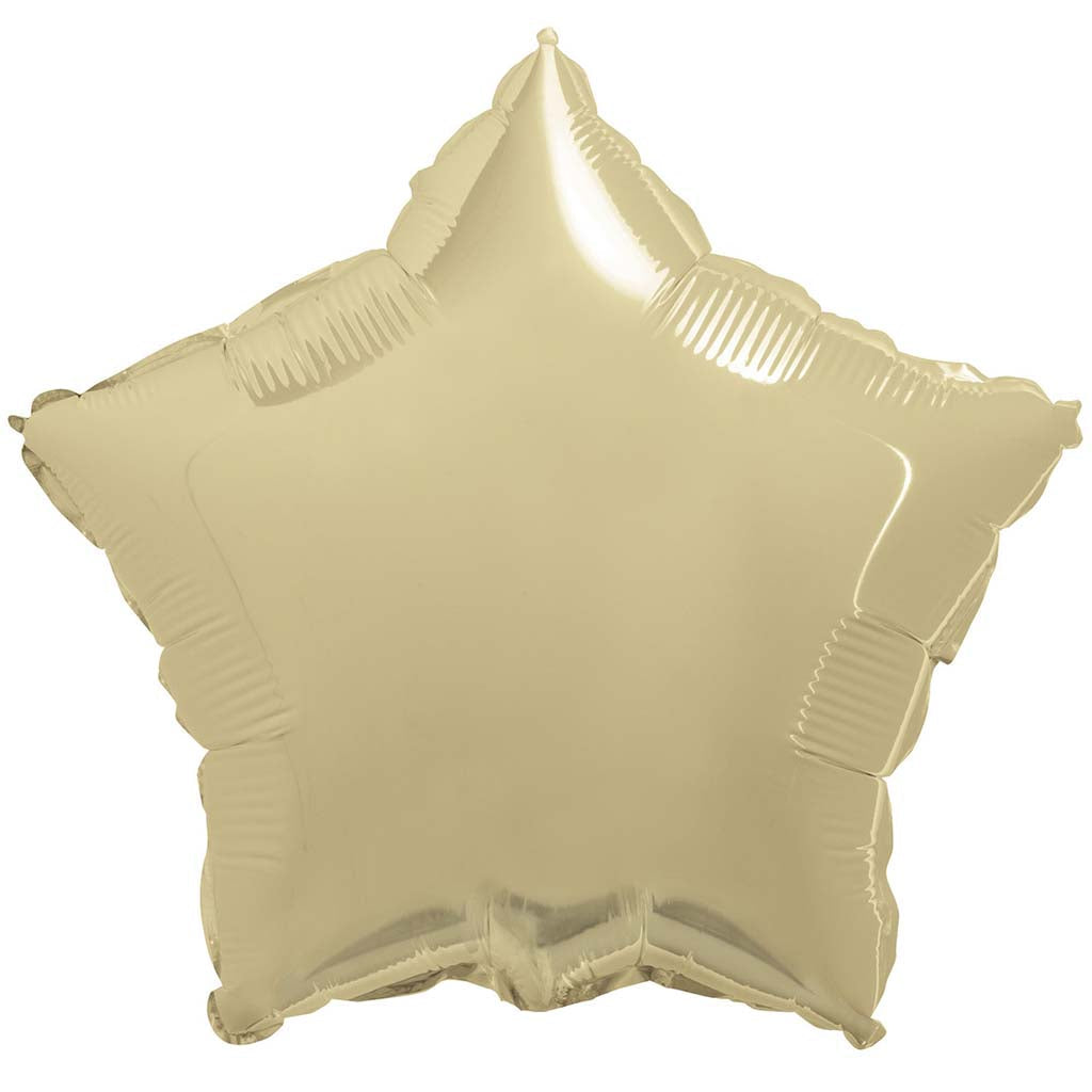 Gold Star Foil Balloon, 18in