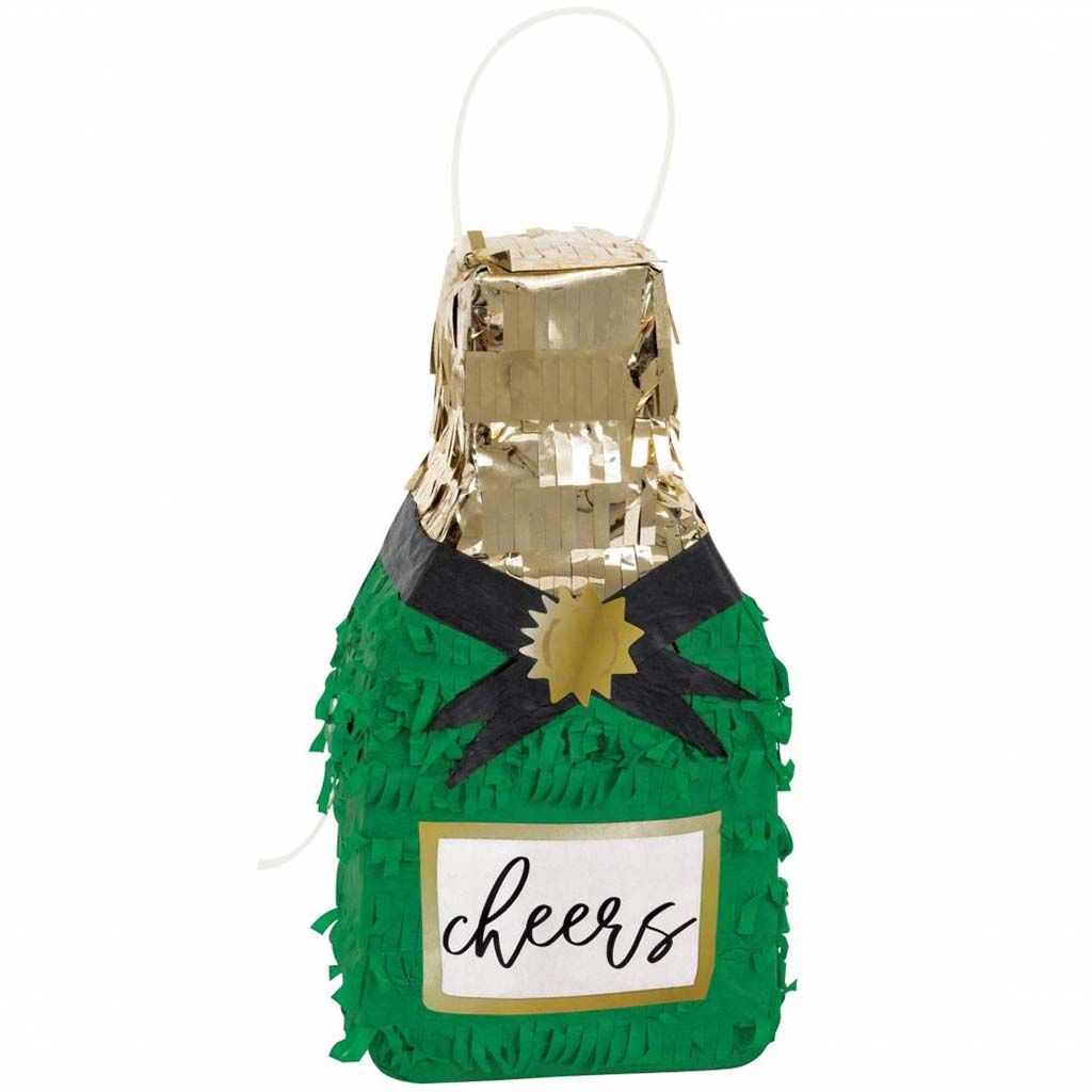 Champagne Bottle Shaped Mini Pinata