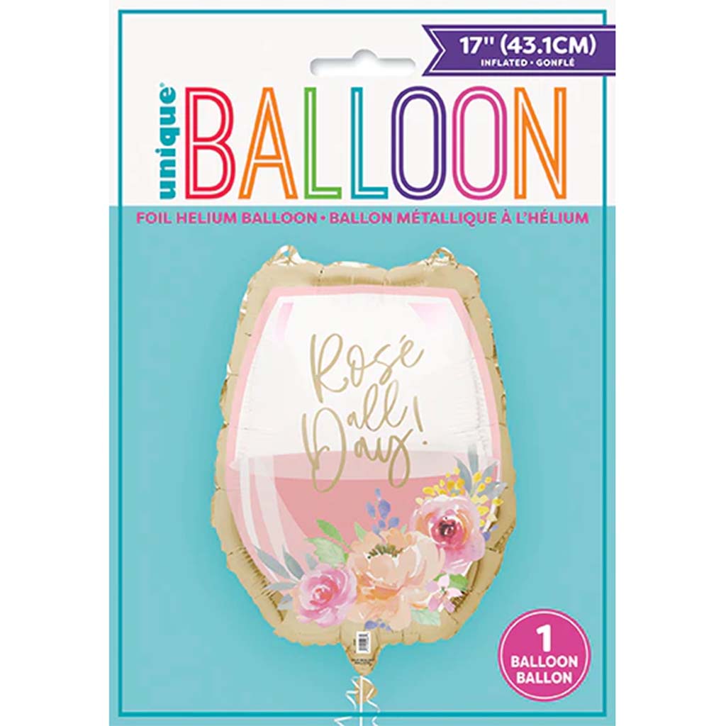 Rose All Day Foil Balloon, 18in