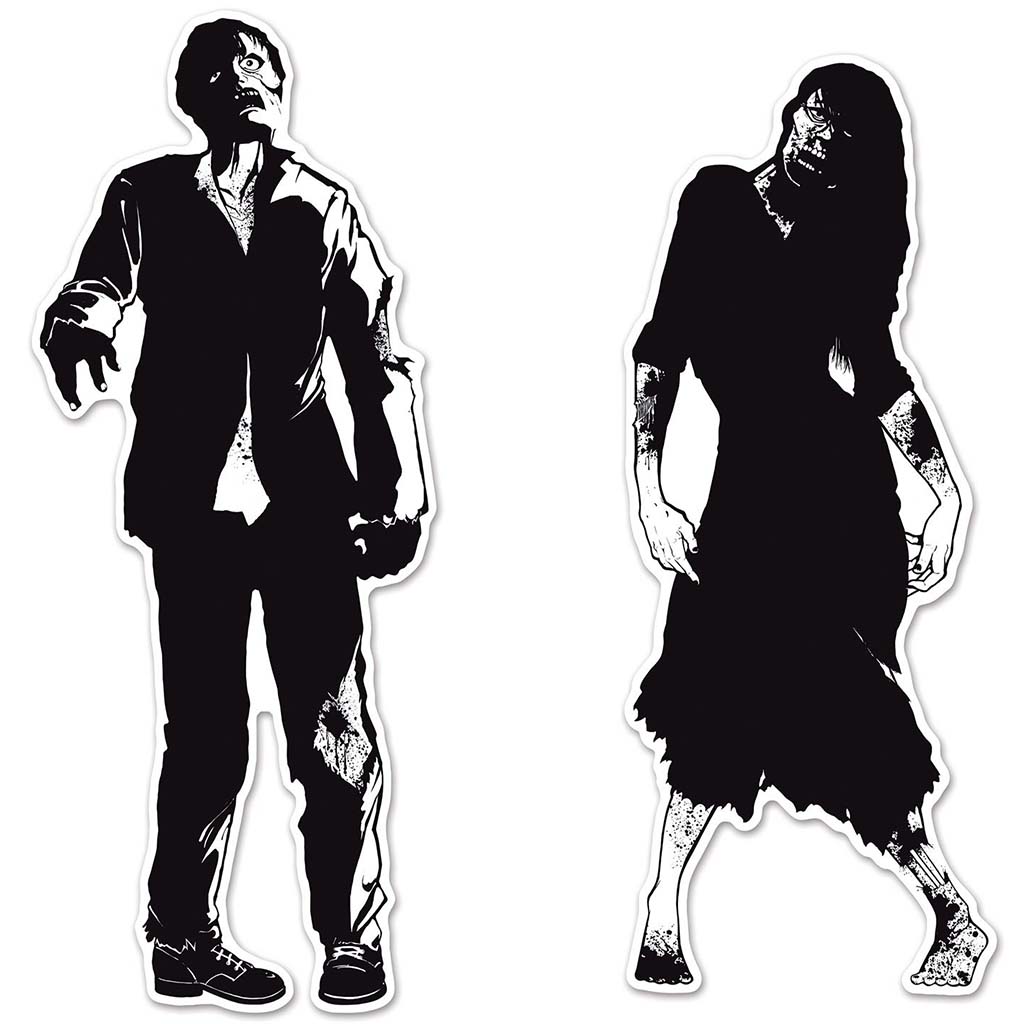 Zombie Silhouettes 34in and 36in