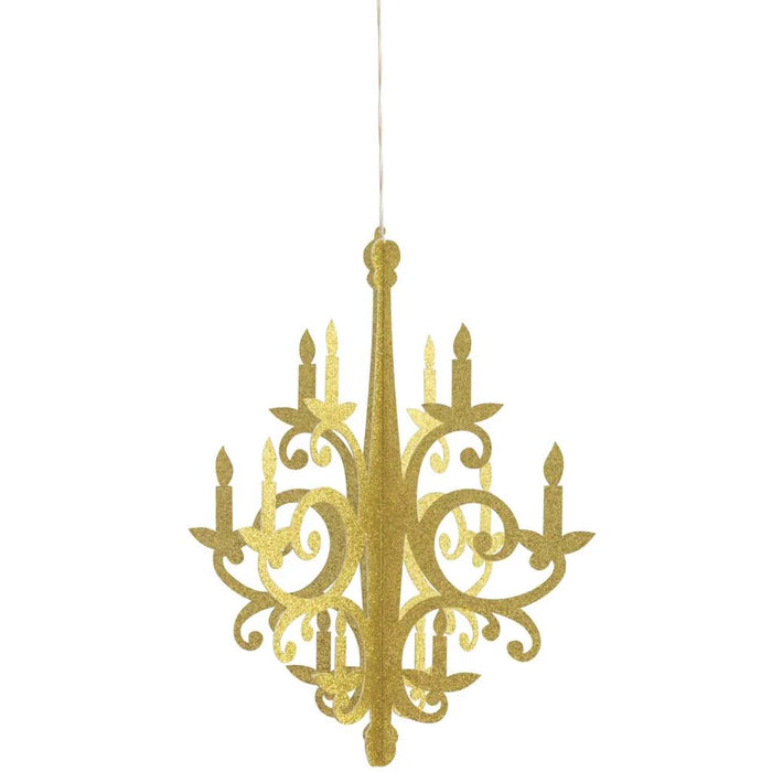 Gold Foil Party Chandelier Decoration