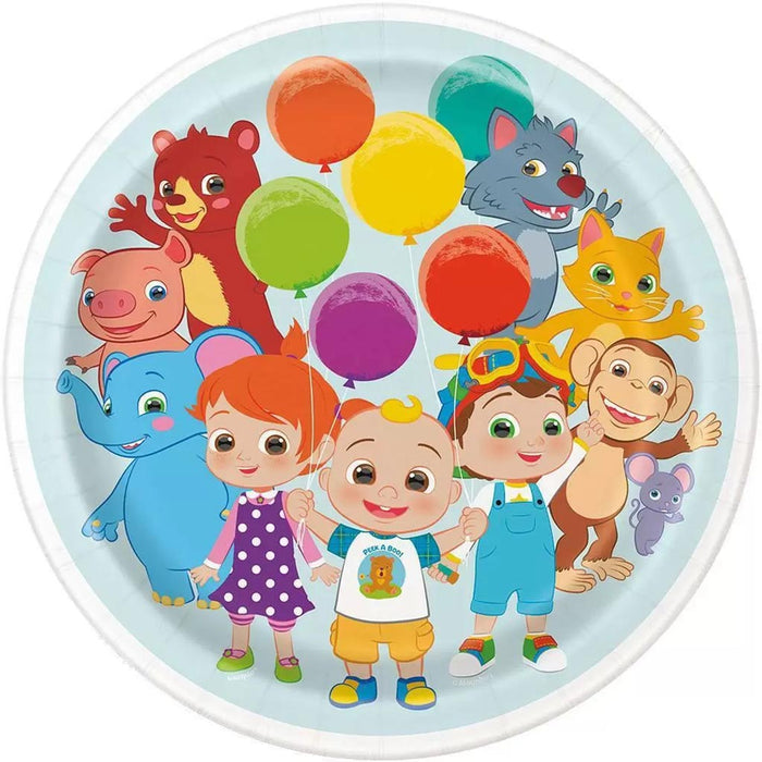 Cocomelon Dinner Plates 9in, 8ct